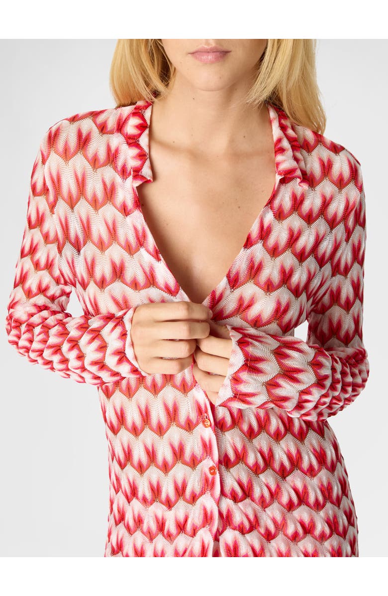 Missoni Shirt In Viscose With Floral Pattern, Alternate, color, Multicoloured