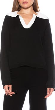 Alexia Admor Evander Retro Collared Sweater