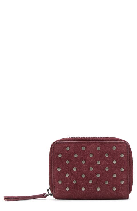 Stud Leather Coin Pouch