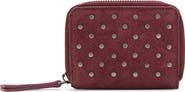 MANGO TEEN Stud Leather Coin Pouch