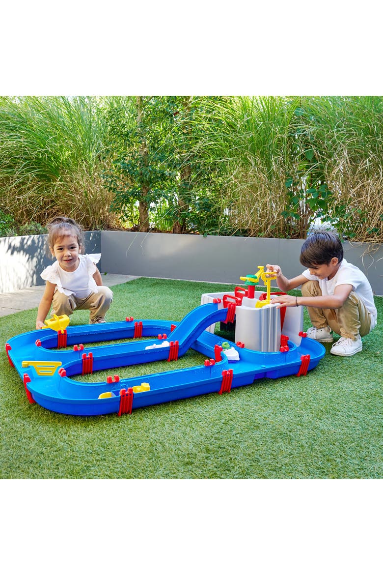 Harbor Waterway Playset, 3 Toy Boats & 2 Animal Figures, Kids 3+, Alternate, color, Multicolored