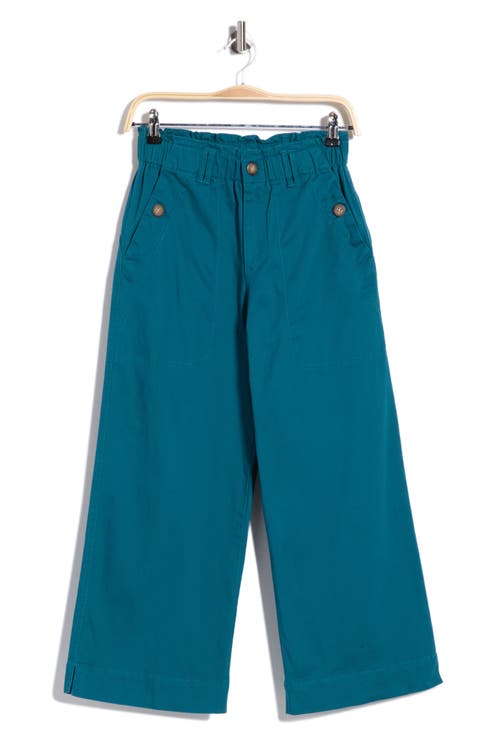 Wide Leg Ankle Crop Pants