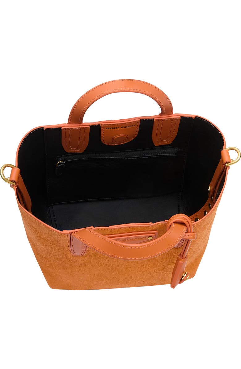 Rebecca Minkoff Small Riley Leather Tote, Alternate, color, Traffico