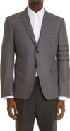 Thom Browne 4-Bar Wool & Cashmere Flannel Sport Coat