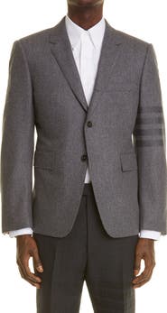 Thom Browne 4-Bar Wool & Cashmere Flannel Sport Coat