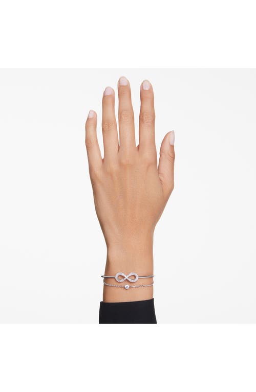 Swarovski Hyperbola Layered Bracelet In White