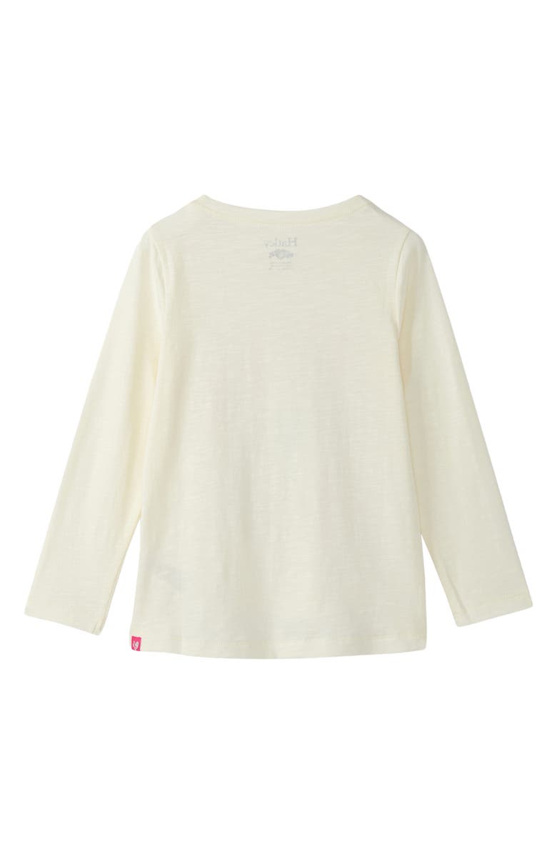 Hatley Kids' Feathers Long Sleeve Graphic T-Shirt, Alternate, color, Natural