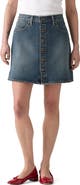 Levi's Retro Button Front Denim Skirt