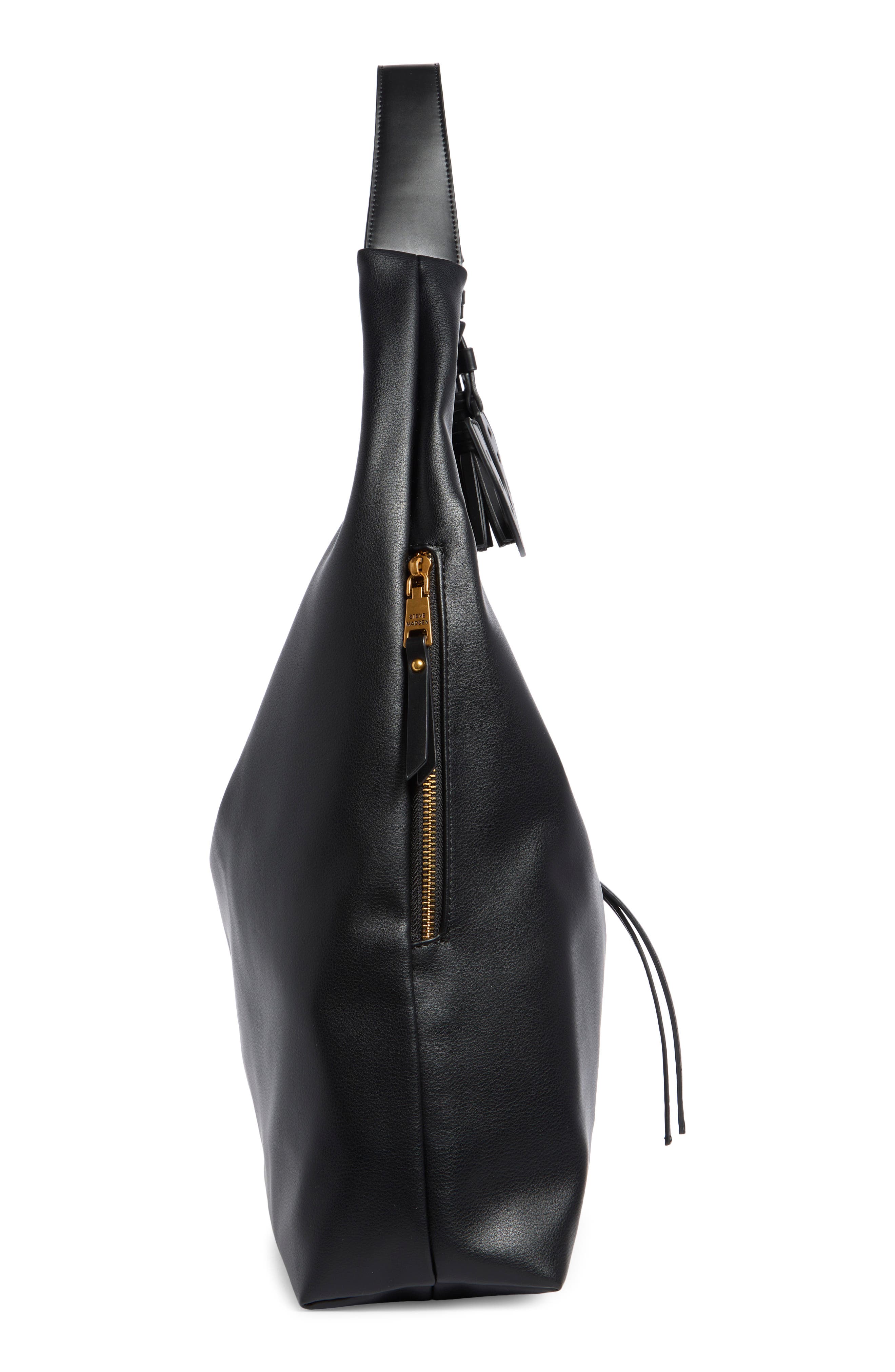 Steve Madden Kiera Hobo Bag, Alternate, color, Black