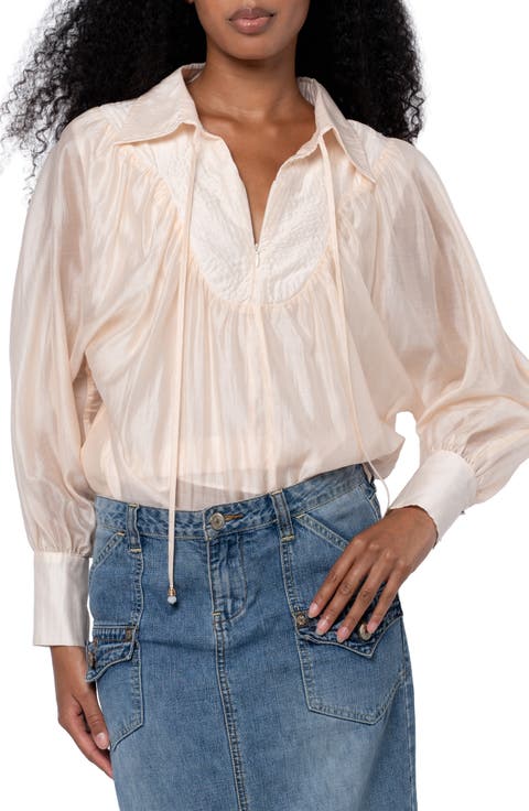 Georgina Quarter Zip Top