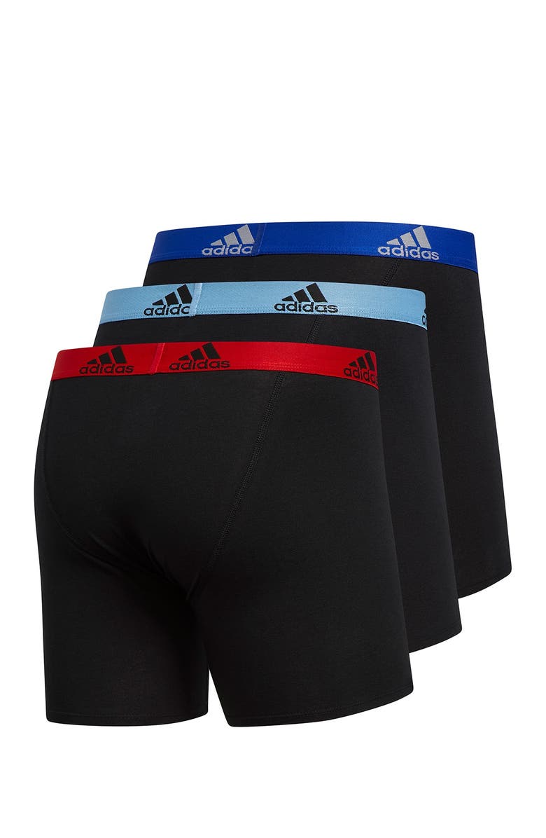 adidas Performance Cotton Boxer Brief - Pack of 3, Alternate, color, 