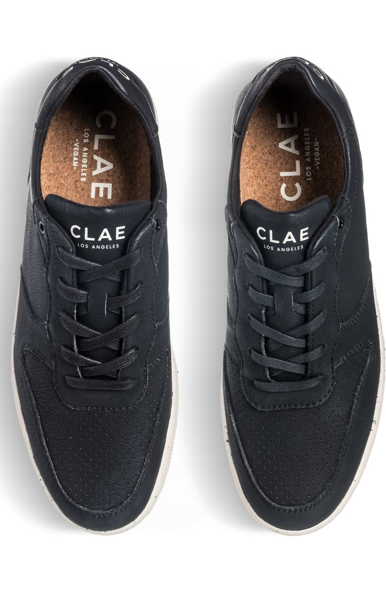CLAE Malone Sneaker, Alternate, color, Black Vegan Chips