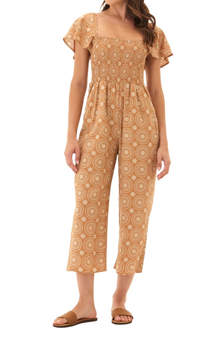 Threads 4 Thought Lucille Medallion Jumpsuit, Main, color, 
