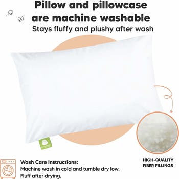 Toddler Pillow with Pillowcase