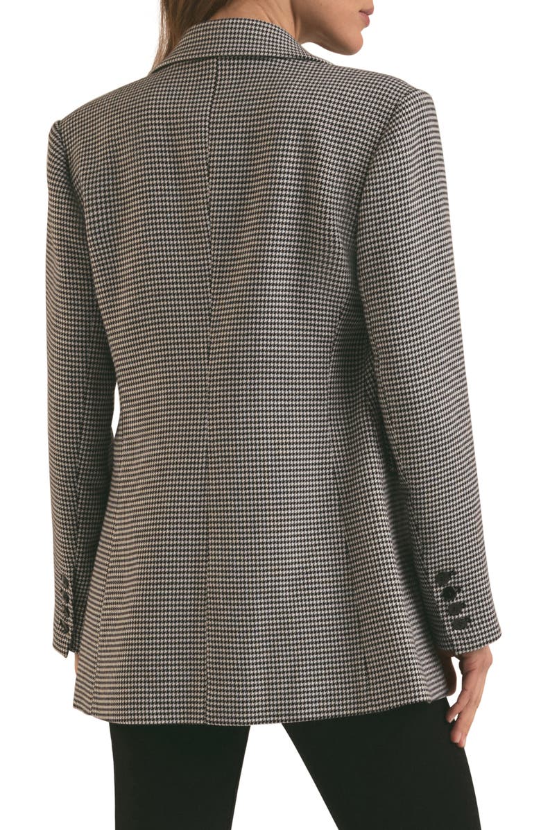 Favorite Daughter The Phoebe Houndstooth Double Breasted Blazer, Alternate, color,