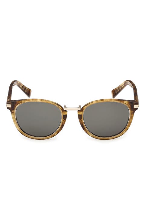 51mm Round Sunglasses
