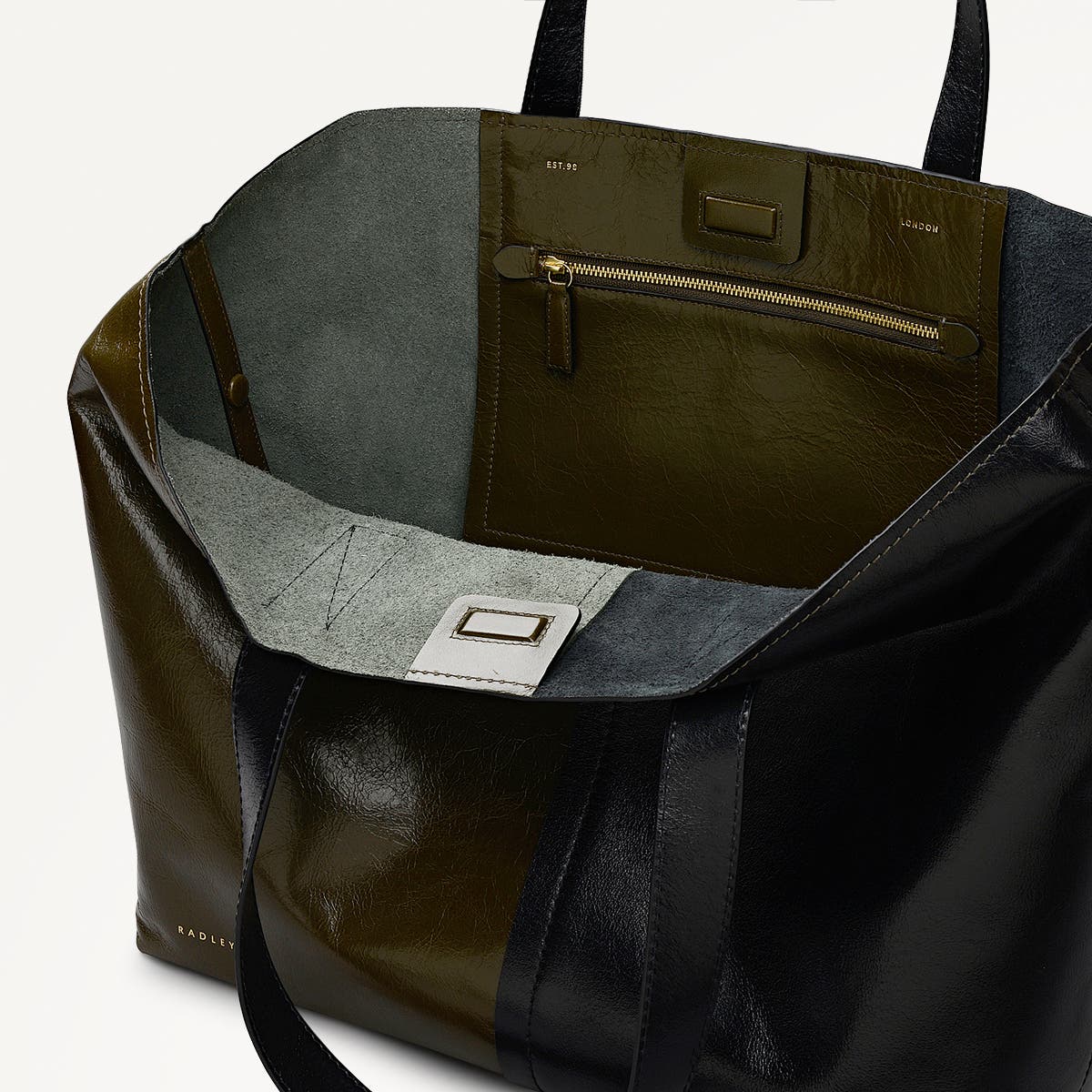 Radley Broadway Market Large Open Top Tote Bag, Alternate, color, Pine Needle