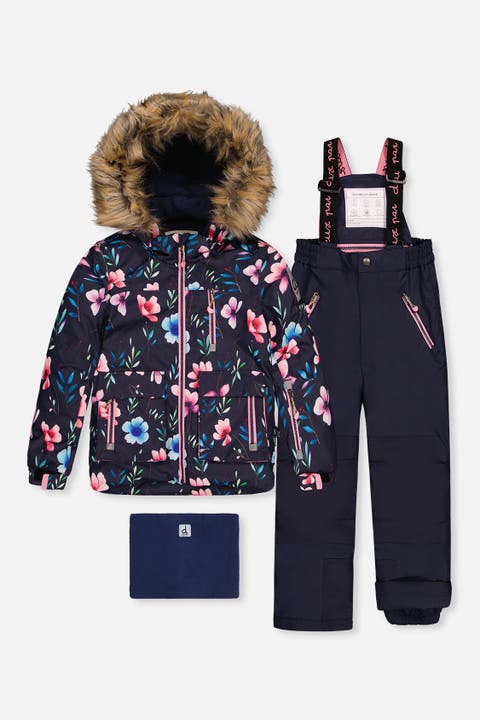 Play Floral Jacket & Pants Two Piece Snowsuit