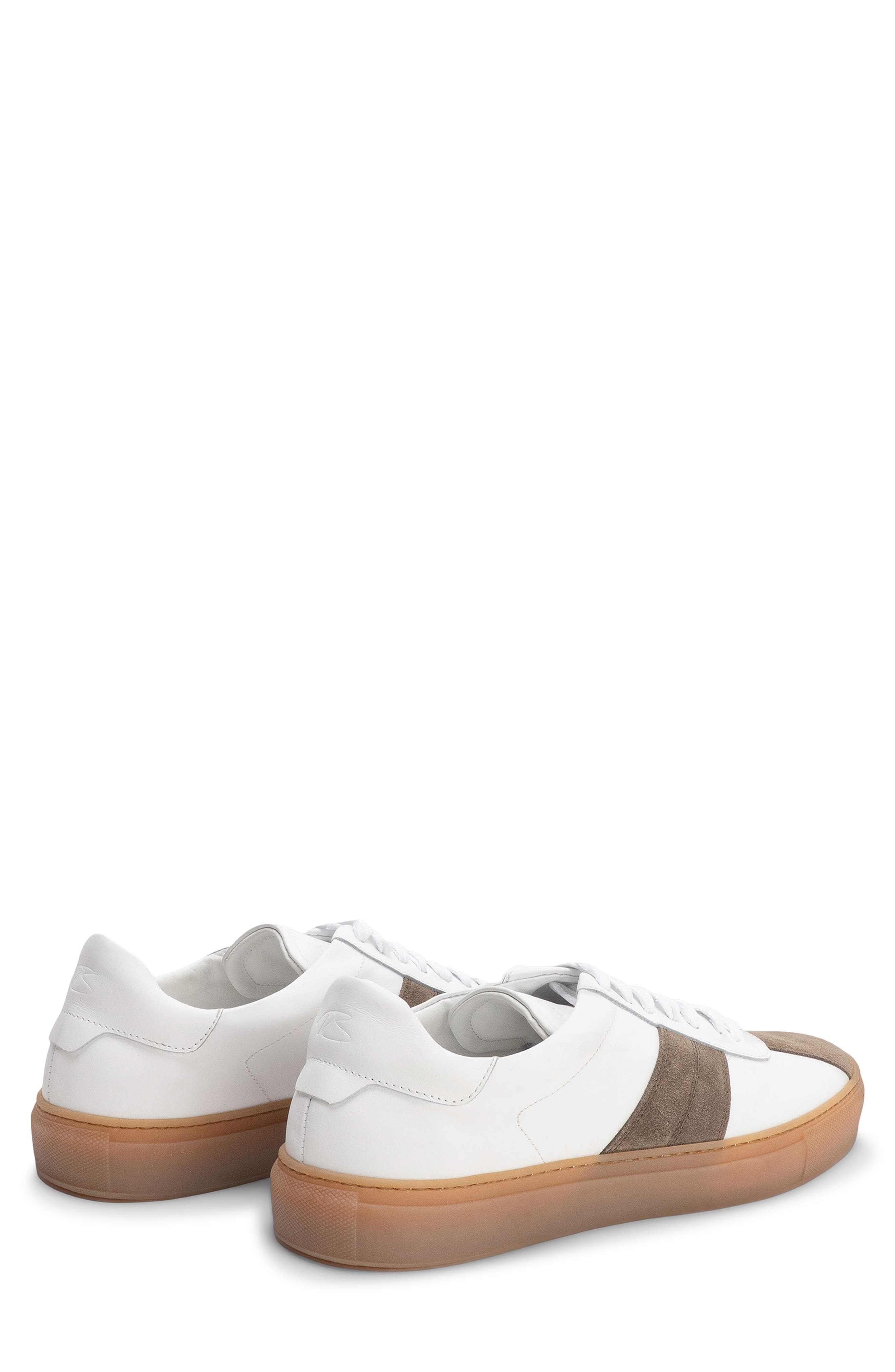 Robert Barakett Dalton Stripe Sneaker, Alternate, color, Tobacco