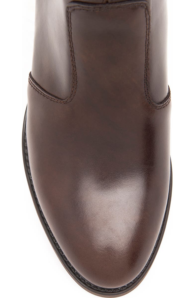 NeroGiardini Ankle Strap Bootie, Alternate, color, Dark Brown