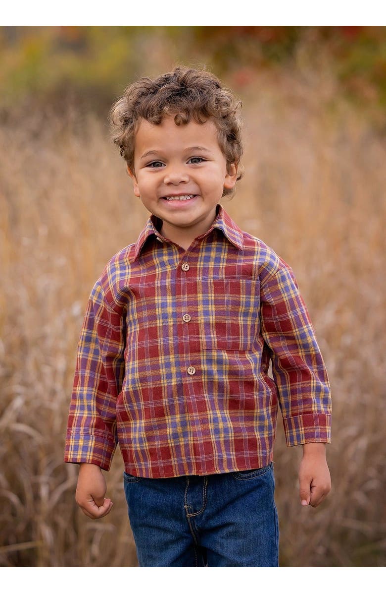 Beckett and Bear Noah Shirt, Alternate, color, Red