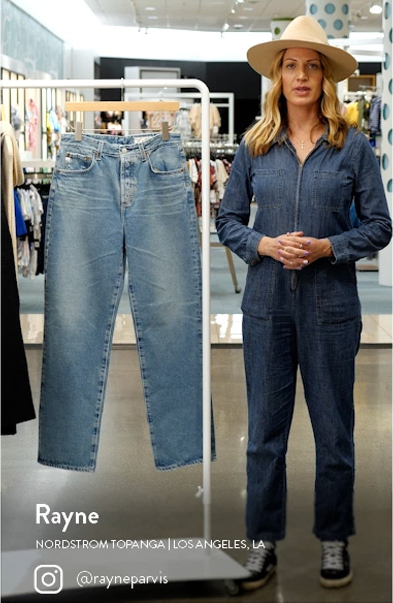 Clove High Waist Straight Leg Jeans, sales video thumbnail