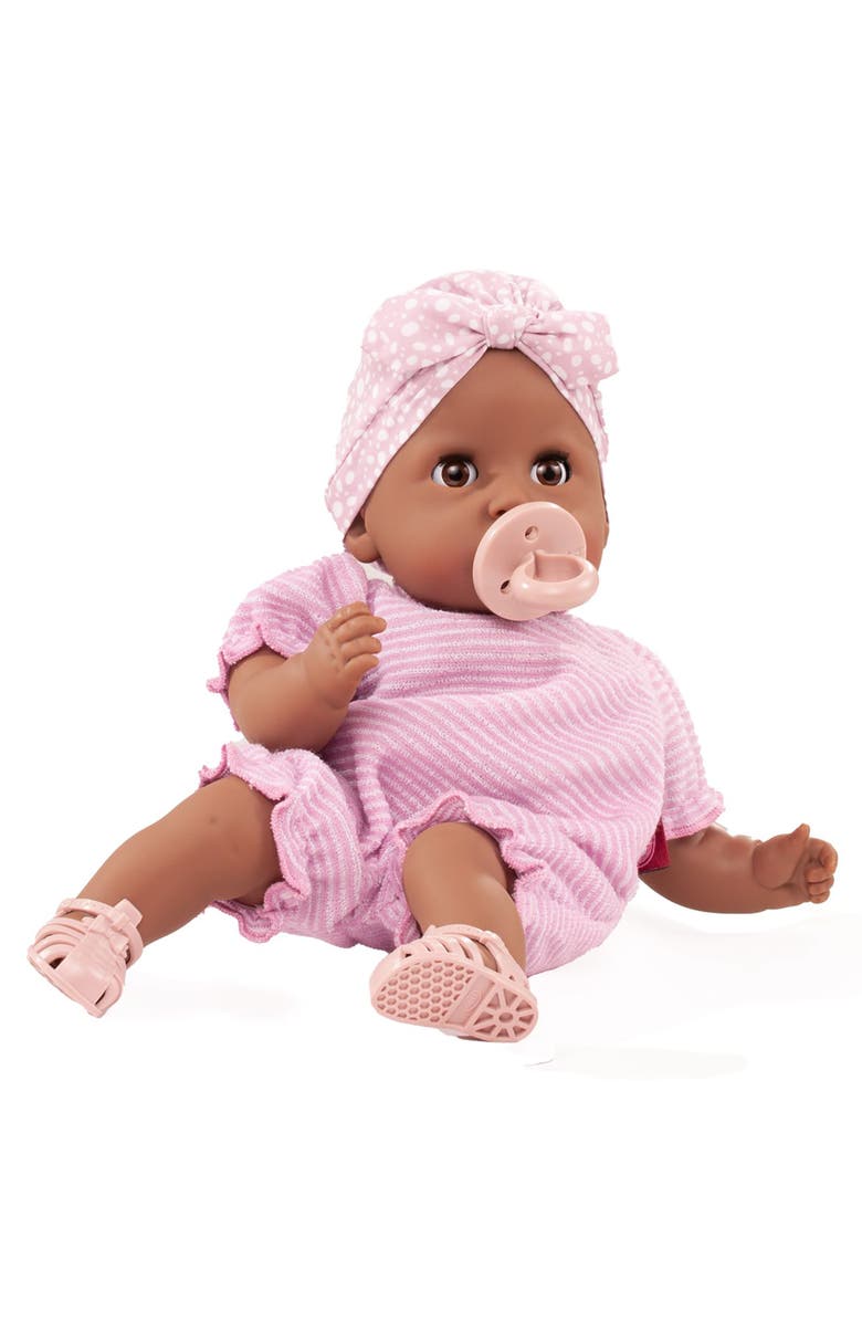Gotz Aquini 13" Soft Cloth Bath Baby Doll, Alternate, color, Multicolored