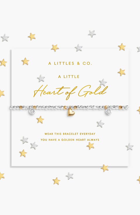 Sparkle Confetti A Little 'Heart Of Gold' Bracelet