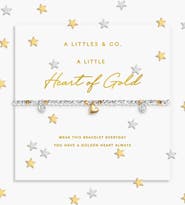 A Littles & Co Sparkle Confetti A Little 'Heart Of Gold' Bracelet