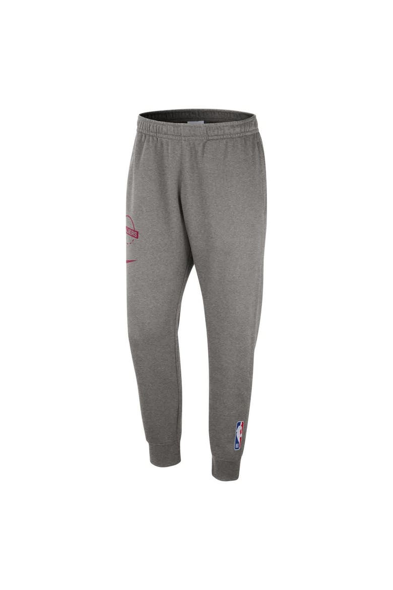 Men's Nike Charcoal Cleveland Cavaliers 2025/26 Authentic Practice Club Jogger Pants, Alternate, color, Athletic Heather Gray