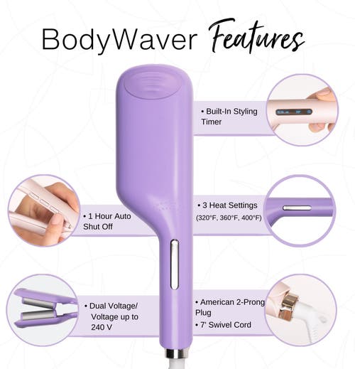 Calista Bodywaver Large Wave Styler In Pink