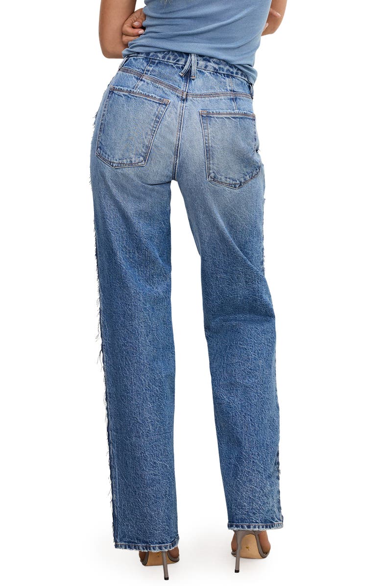 Good American Good '90s High Waist Relaxed Straight Leg Jeans ...