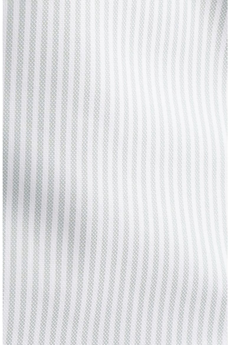 Ovation Stripe Non-Iron Stretch Cotton Button-Up Shirt, Alternate, color, GREEN STRIPED OXFORD