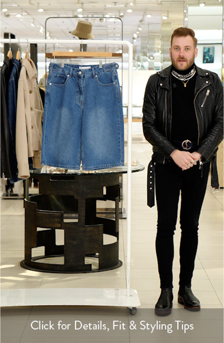 Denim Long Shorts, sales video thumbnail