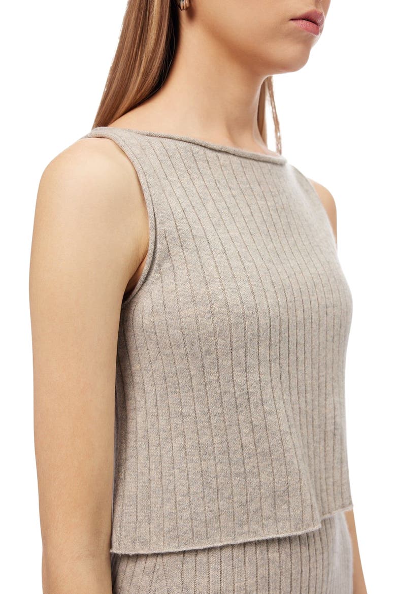 Cashmere Crop Top, Alternate, color, dawn blue