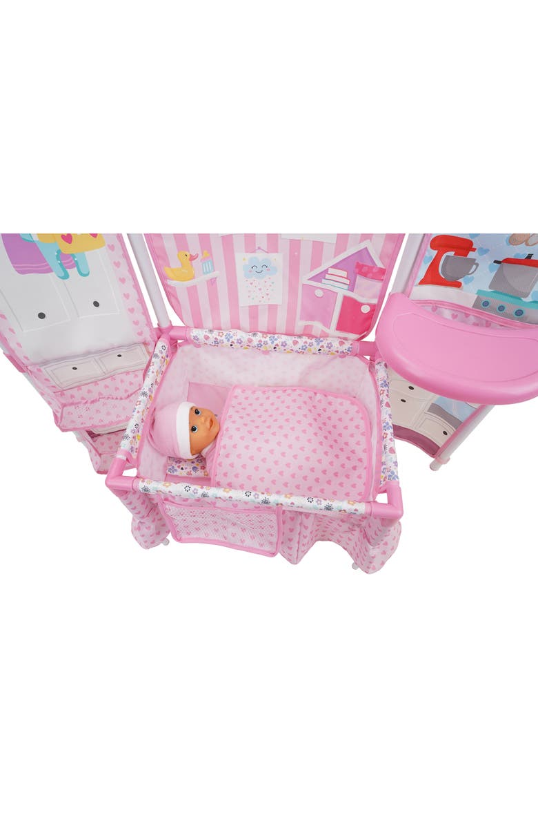 509 Doll Furniture Set W/ 14" Baby Doll, Alternate, color, Multicolored