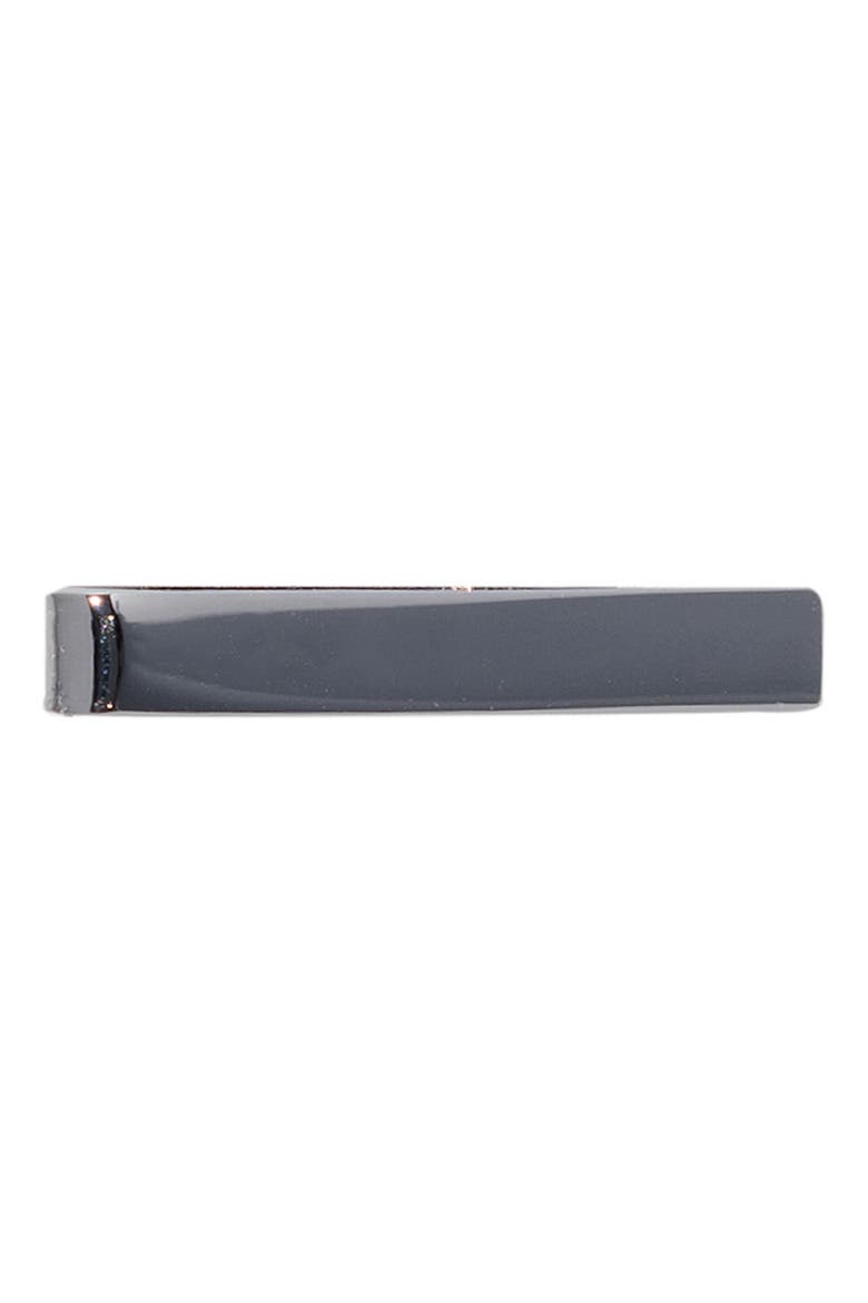 Men's Solid Tie Clip, Main, color, GUN METAL