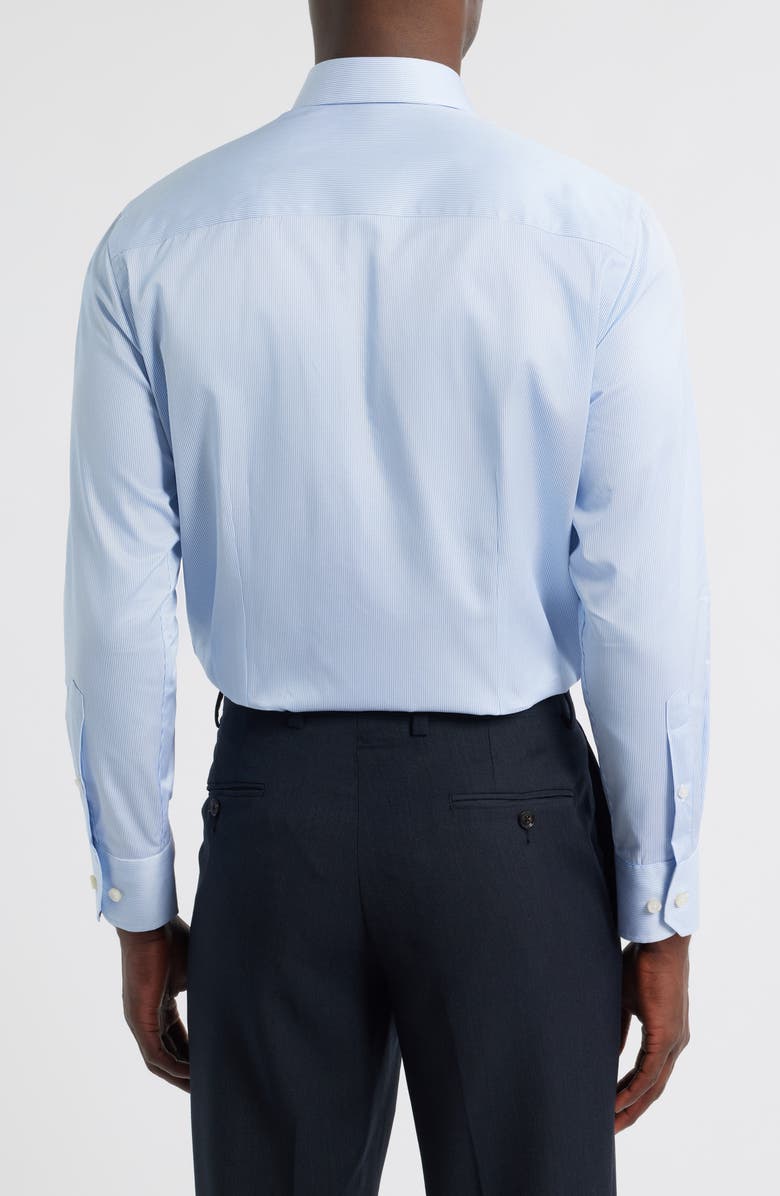 Jack Victor Hoffman Cotton Dress Shirt, Alternate, color, Blue