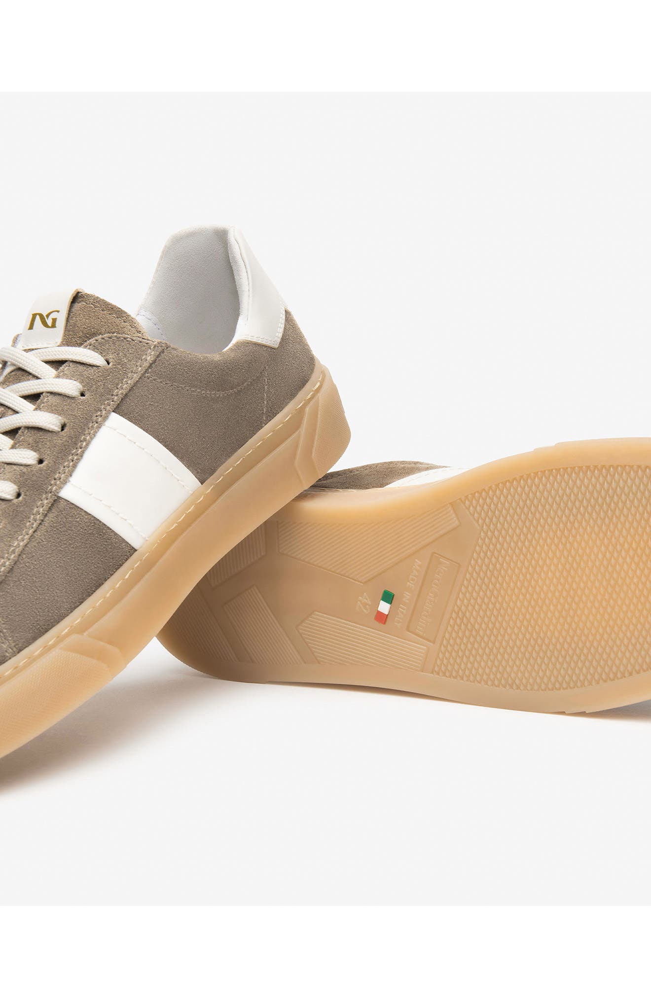 NeroGiardini Low Top Sneaker, Alternate, color, Taupe