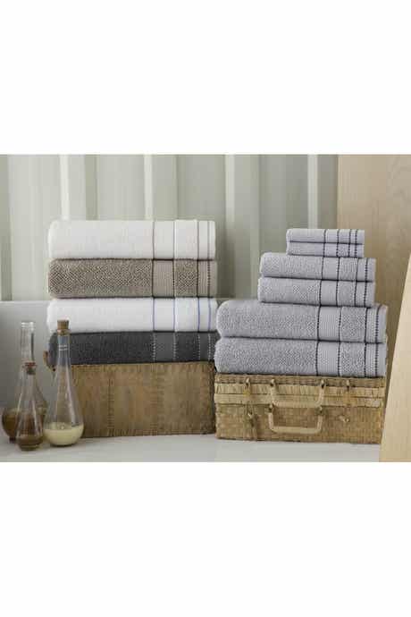ENCHANTE HOME Monroe Turkish Cotton 6-Piece Towel Set - White