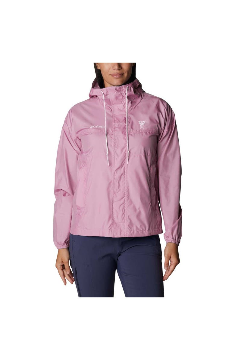 Columbia Women's Columbia Pink Inter Miami CF Flash Challenger Omni-Shade Full-Zip Windbreaker, Main, color, 
