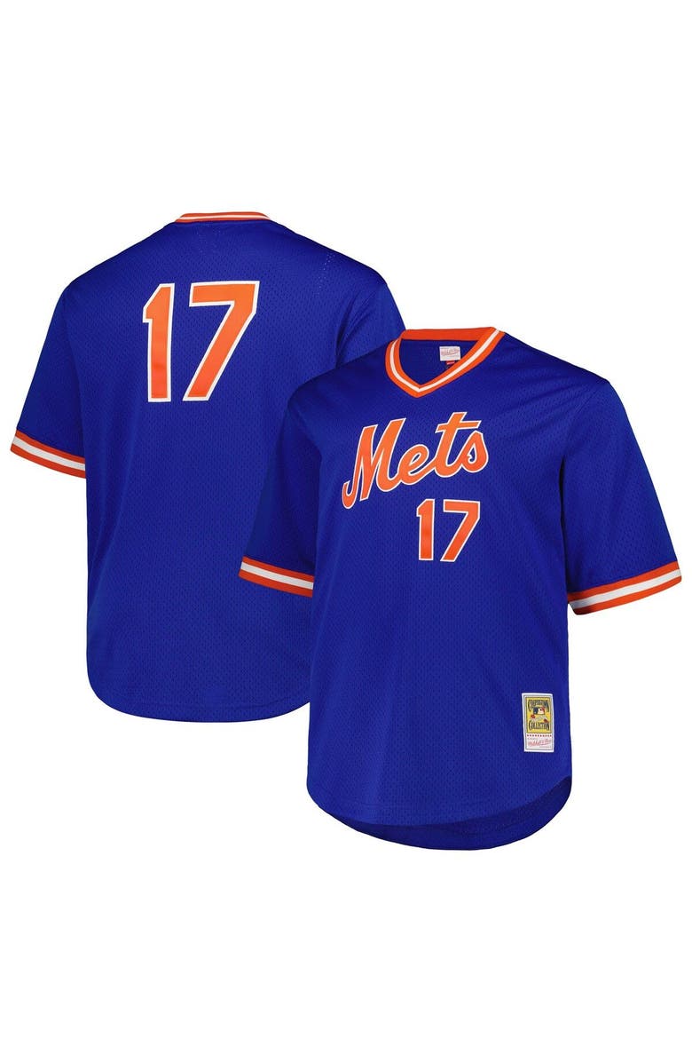 Mitchell & Ness Men's Mitchell & Ness Keith Hernandez Royal New York Mets 1986 Cooperstown Collection Mesh Pullover Jersey, Main, color, 