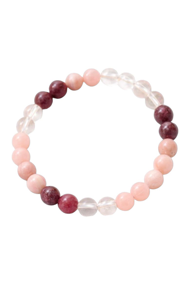 Harmony Stone Bracelet, Main, color, Pink