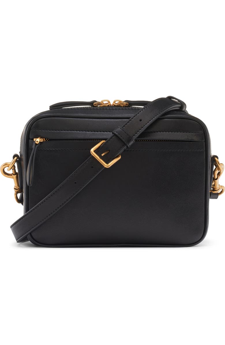 Valentino Garavani Viva Superstar Lambskin Leather Crossbody Bag, Alternate, color, Nero/ Spice