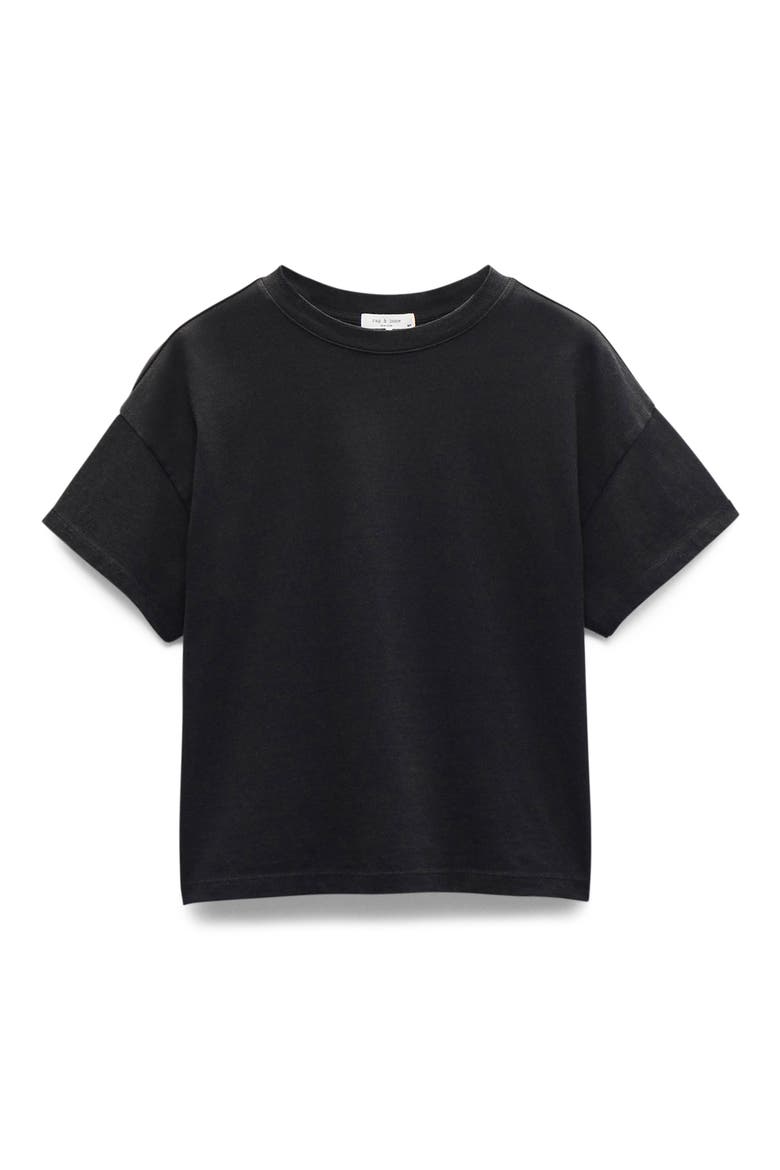 Kelley Boxy Cotton Jersey T-Shirt, Alternate, color, BLACK