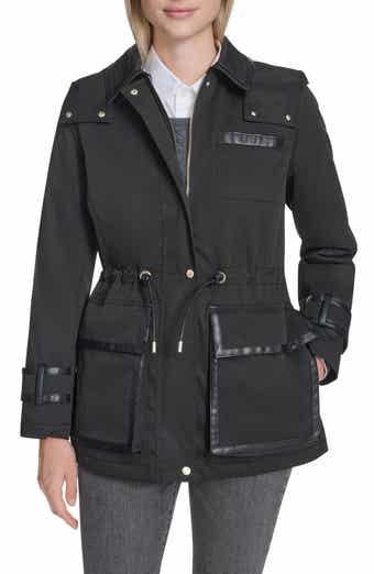 Hooded Water Resistant Insulated Raincoat