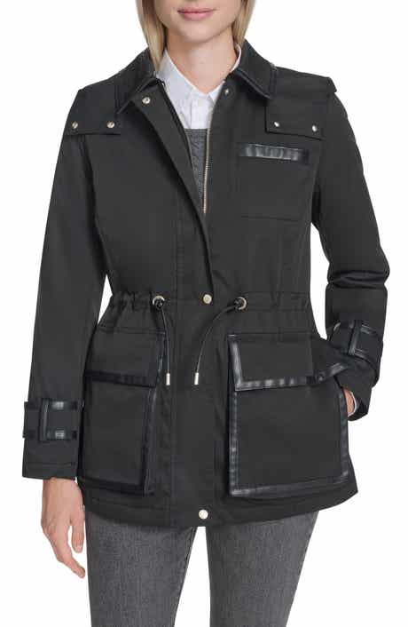 Hooded Water Resistant Insulated Raincoat