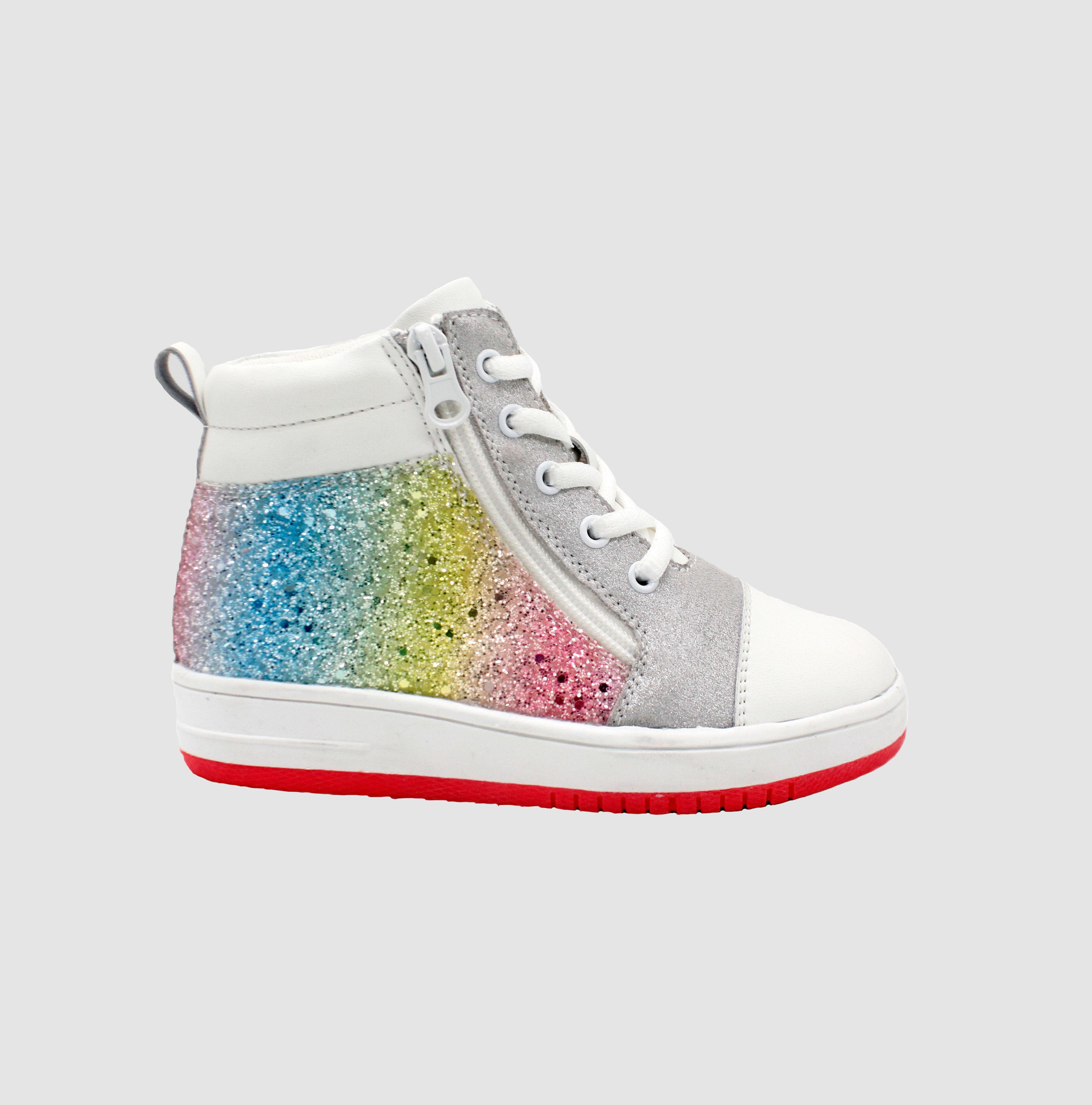 Rodeo sneaker, Alternate, color, White Multi Sparkle