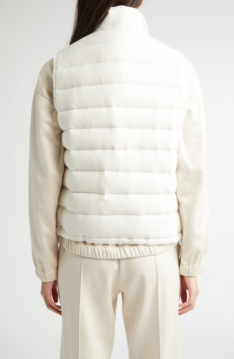 Eleventy Linen Blend Down Puffer Vest, Alternate, color, 
