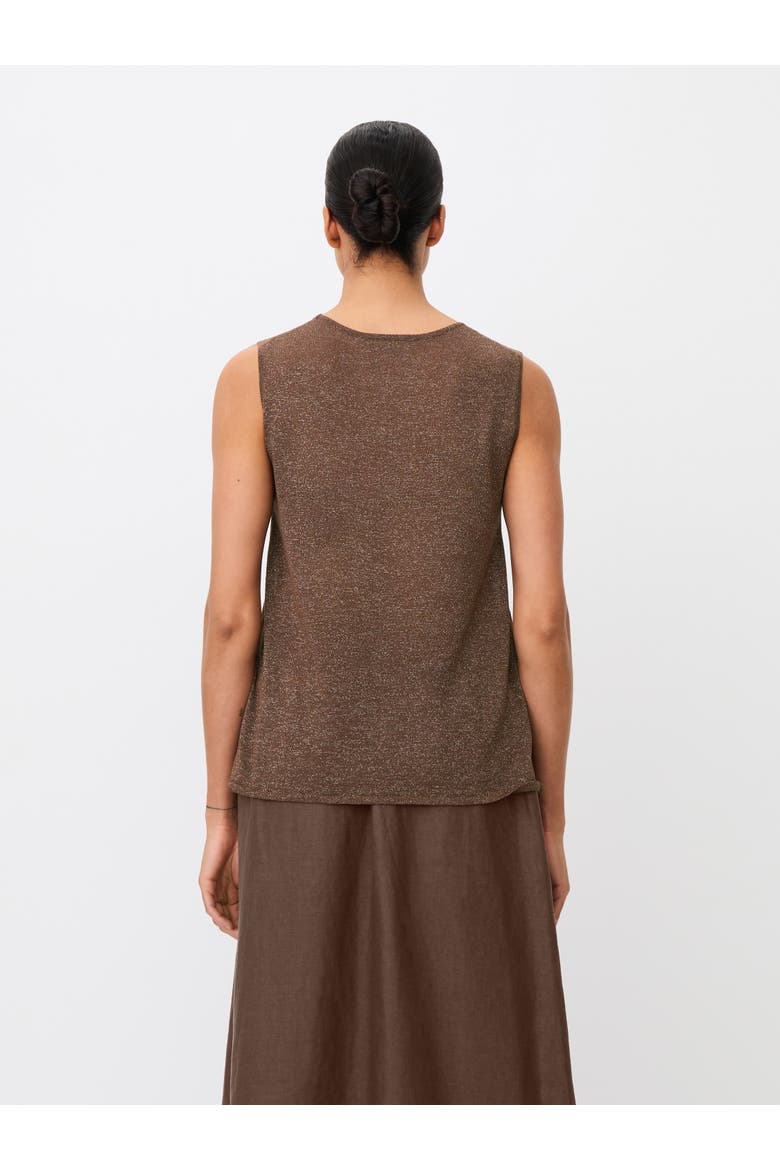 Mafarilynn Round Neck knit Top, Alternate, color, Sh. Chocolate